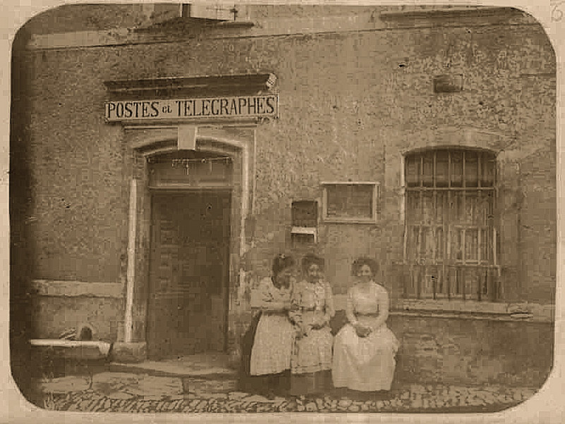 Carte postale ancienne Goult la poste