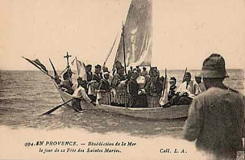 Carte postale ancienne Les Saintes Bénédiction de la mer