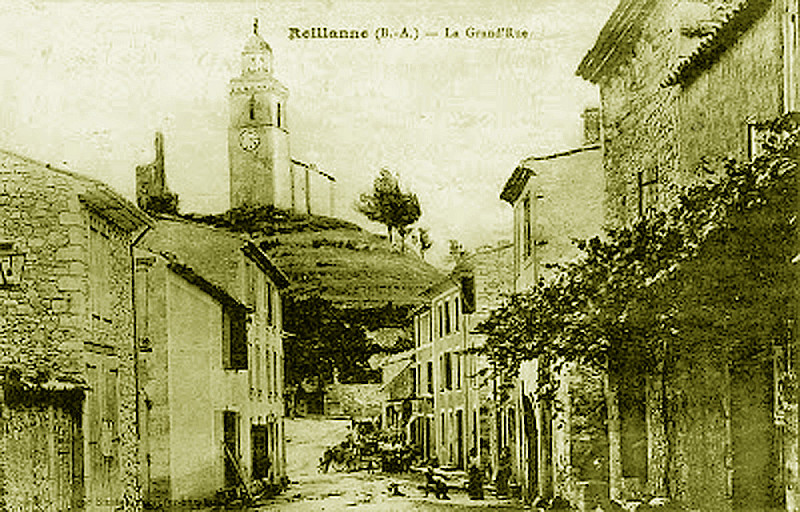 Carte postale ancienne Reillanne 1910