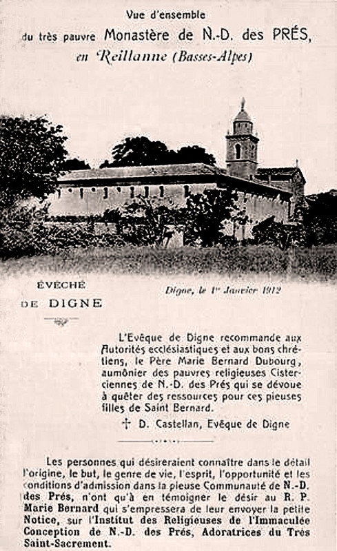 Carte postale ancienne Reillanne Nd des Près