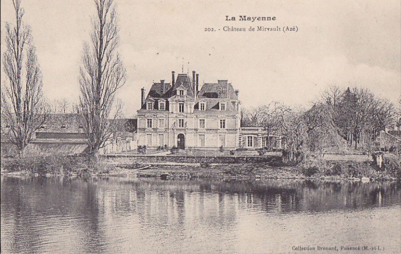 Carte postale ancienne Château de Mirvault