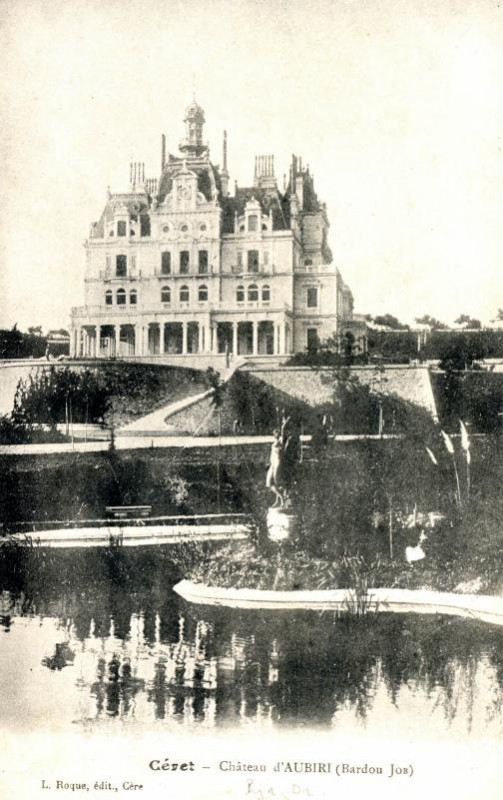 Carte postale ancienne Céret - Château d'Aubiry vers 1910 à Vivès