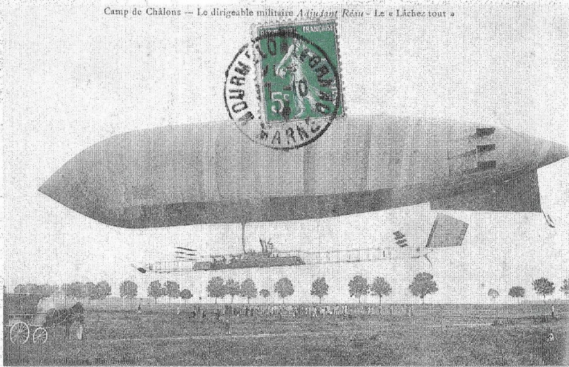 Carte postale ancienne Adjudant Réau le Lachez tout