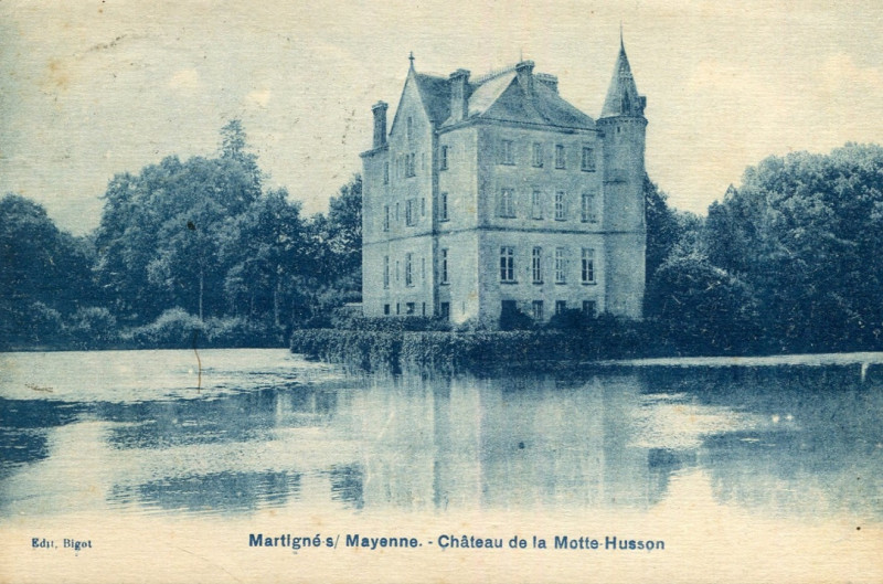 Carte postale ancienne Château de la Motte-Husson