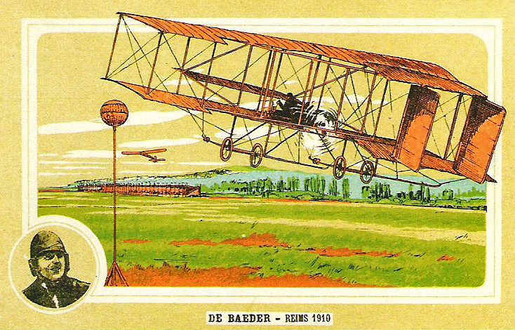 Carte postale ancienne De Baeder en 1910