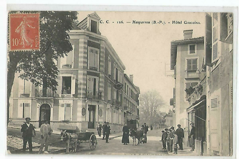 Carte postale ancienne Hôtel Gascoïna