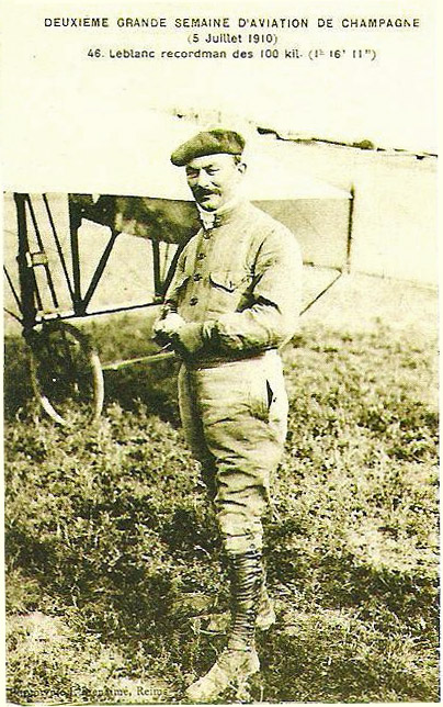 Carte postale ancienne Leblanc 5 juillet 1910