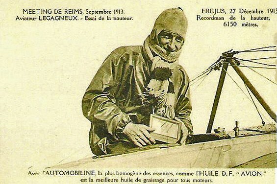 Carte postale ancienne Legagneux records