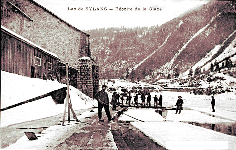 Carte postale ancienne Glacières de sylans1 aux Neyrolles