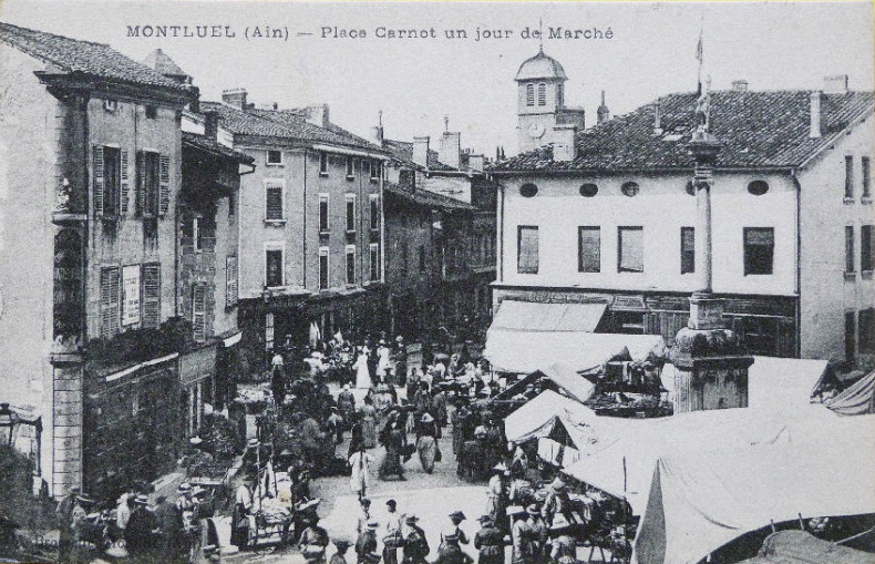 Carte postale ancienne Carte postale ancienne - Montluel - 6 à Montluel