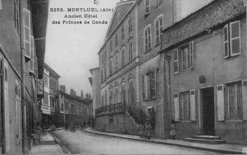 Carte postale ancienne Hôtel de Condé (Montluel) - Cp à Montluel