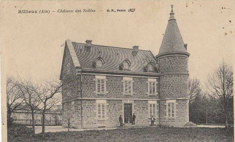 Carte postale ancienne Château des Nobles ou Bizot (Rillieux) à Rillieux-la-Pape