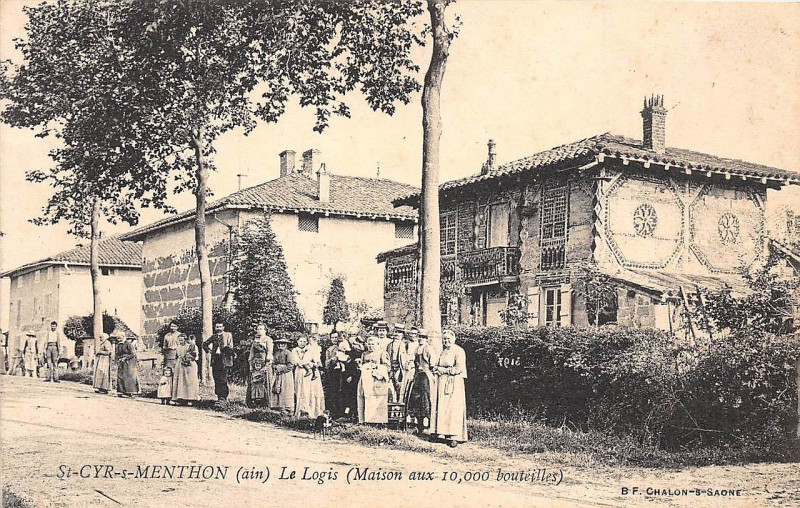 Carte postale ancienne Logis Maison 10000 bouteilles St Cyr Menthon à Saint-Cyr-sur-Menthon