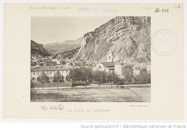 Carte postale ancienne Cluse de Sisteron