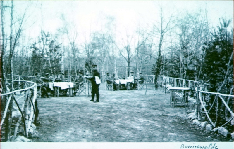 Carte postale ancienne Borrieswald Camp 34374 à Apremont