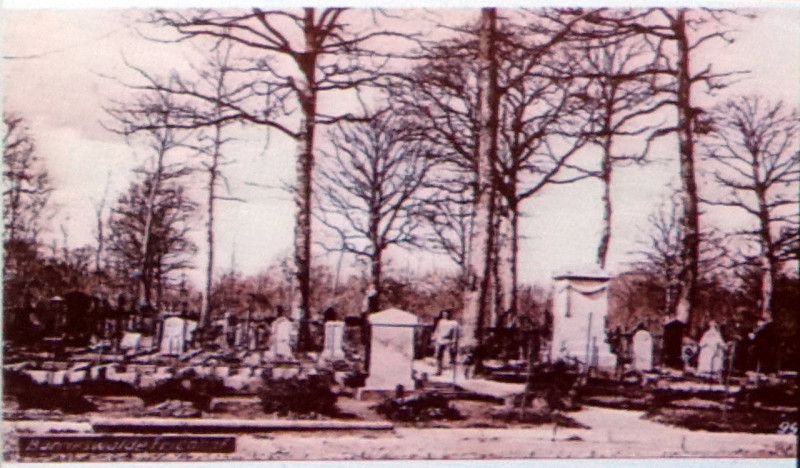 Carte postale ancienne Borrieswald cimetière 34406 à Apremont