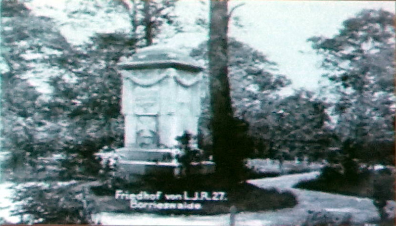 Carte postale ancienne Borrieswalde monument 34406 à Apremont