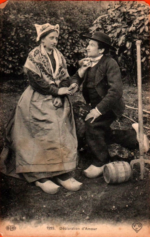 Carte postale ancienne Aveyron - Paysans 2