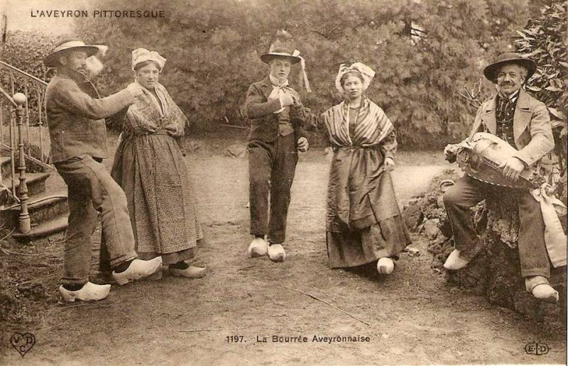 Carte postale ancienne Aveyron Pittoresque 1197 - La Bourée