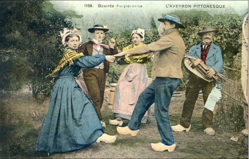 Carte postale ancienne Aveyron Pittoresque 1198 - La Bourée