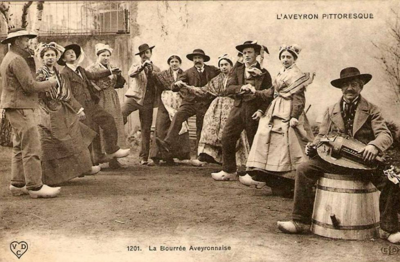 Carte postale ancienne Aveyron Pittoresque 1201 - La Bourée