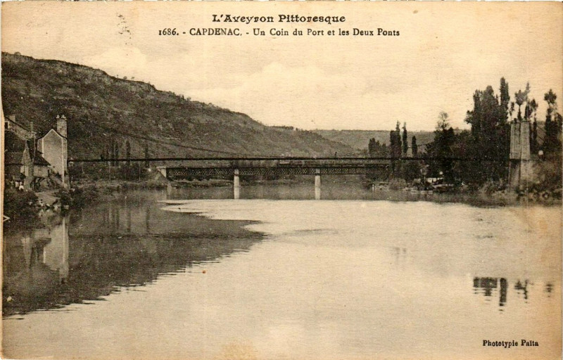 Carte postale ancienne Aveyron Pittoresque 1686 - Capdenac - Port