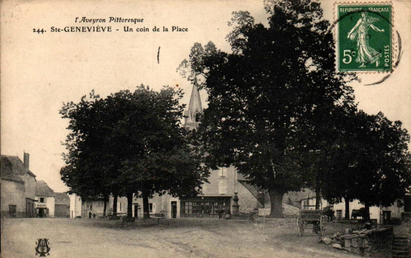 Carte postale ancienne Aveyron Pittoresque 244 - Sainte-Geneviève