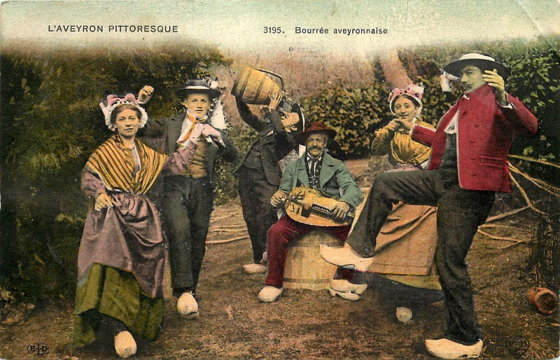 Carte postale ancienne Aveyron Pittoresque 3195 - La Bourée