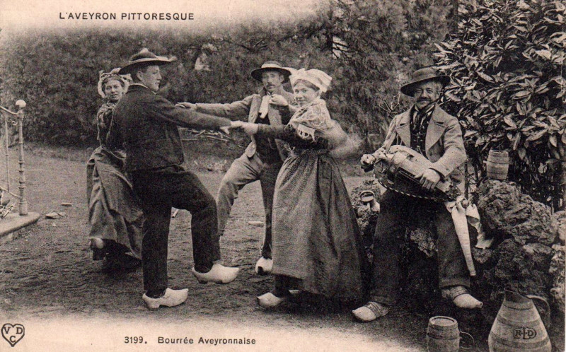 Carte postale ancienne Aveyron Pittoresque 3199 - La Bourée