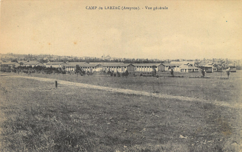 Carte postale ancienne Camp du Larzac 03