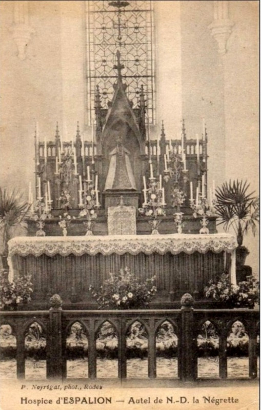 Carte postale ancienne Espalion - Hospice 6