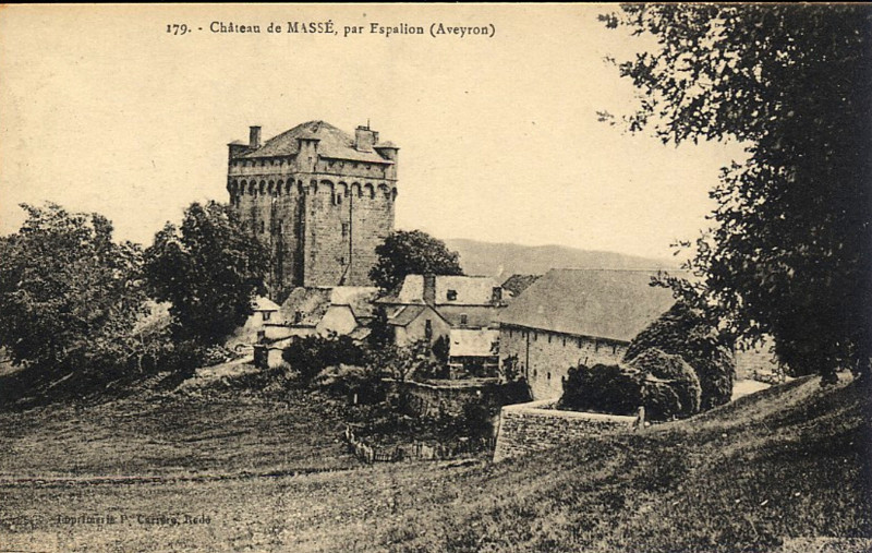 Carte postale ancienne Espalion - Tour Masse 3