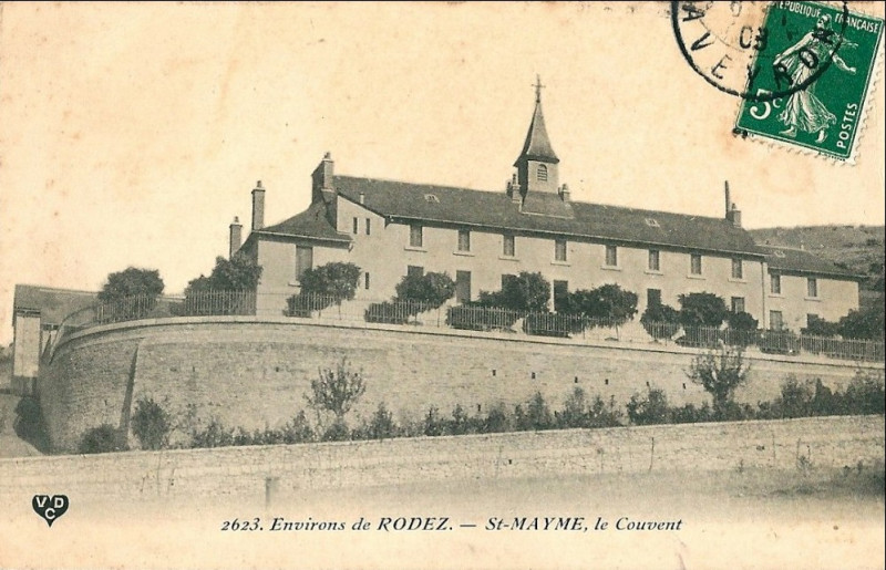Carte postale ancienne Saint-Mayme - Le Couvent