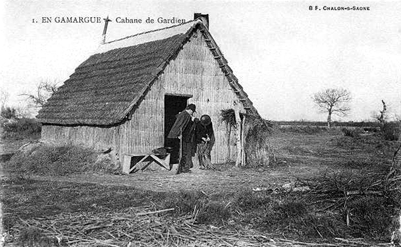 Carte postale ancienne Cabane de gardian