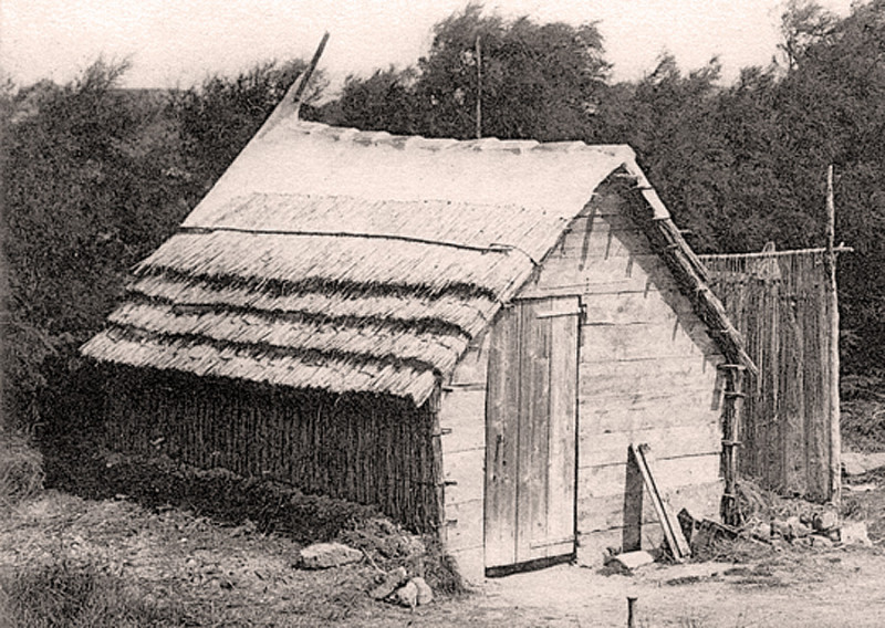Carte postale ancienne Cabanes de sagne de Fos-sur-Mer