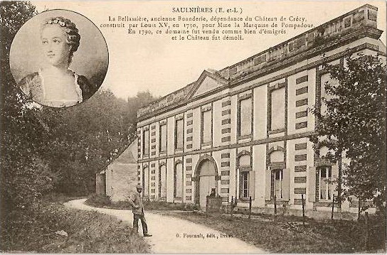 Carte postale ancienne Façade 18ème du Moulin de la Bellassière