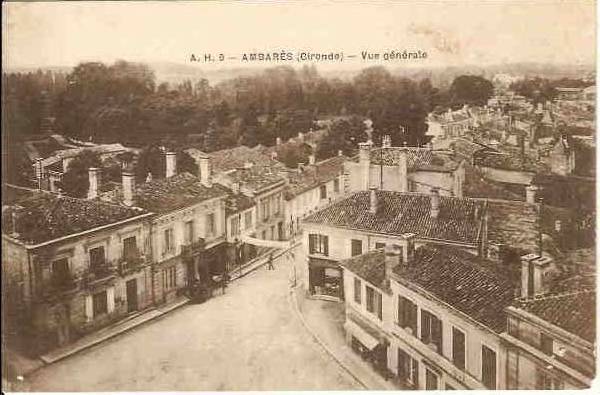 Carte postale ancienne Ambares bourg 1