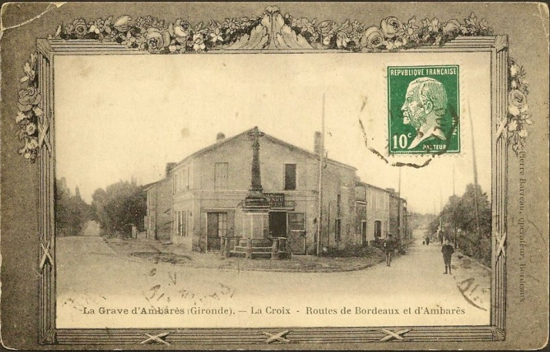 Carte postale ancienne Ambares bourg 8