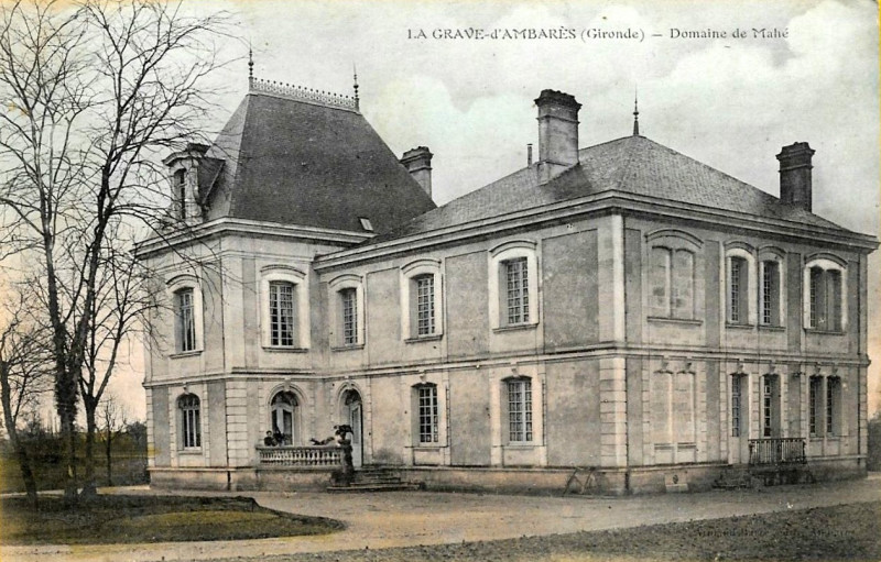 Carte postale ancienne Ambares domaine de Mahe