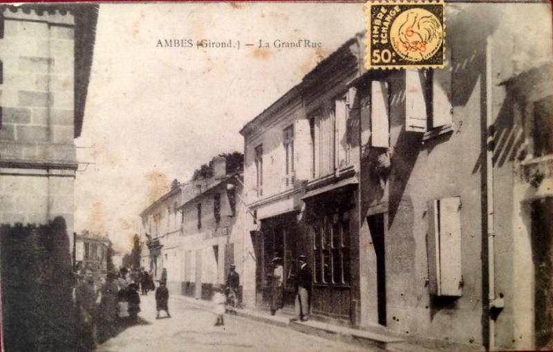 Carte postale ancienne Ambès- bourg 6