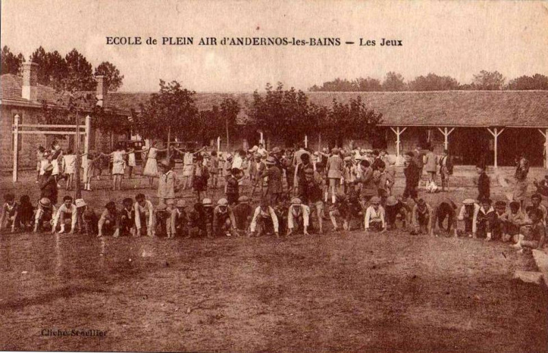 Carte postale ancienne Andernos-les-Bains - Ecole de Plein Air 11