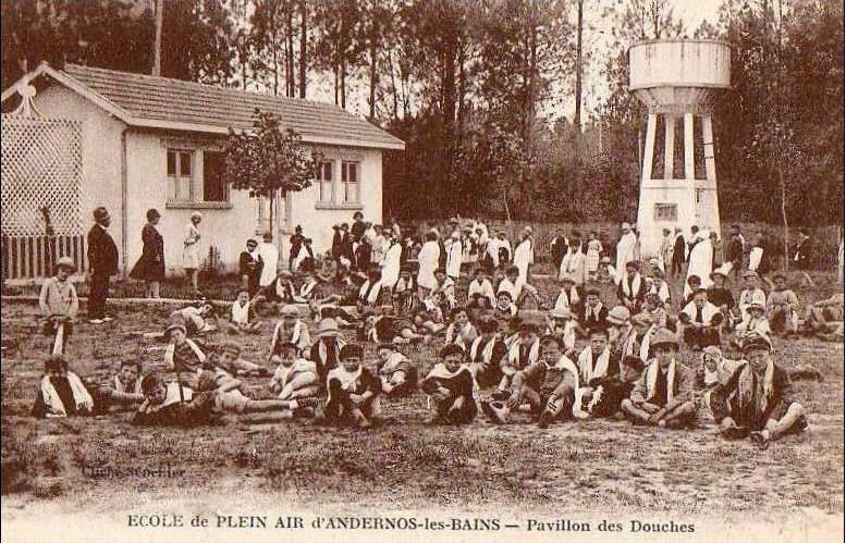 Carte postale ancienne Andernos-les-Bains - Ecole de Plein Air 12