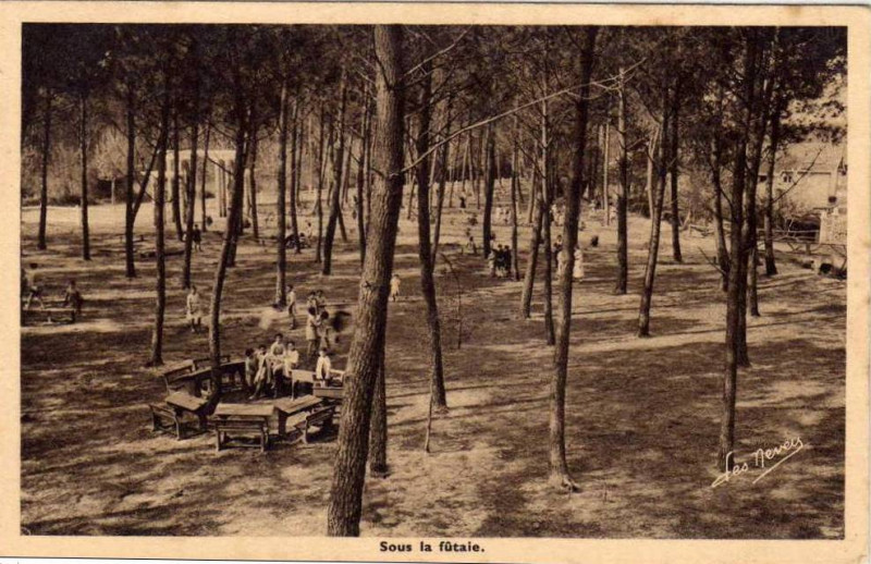 Carte postale ancienne Andernos-les-Bains - Ecole de Plein Air 5