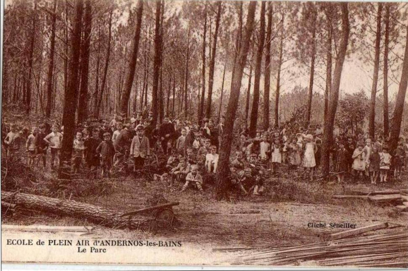 Carte postale ancienne Andernos-les-Bains - Ecole de Plein Air 7