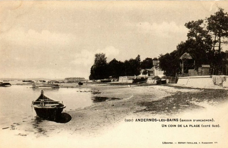 Carte postale ancienne Andernos-les-Bains - Plage 4