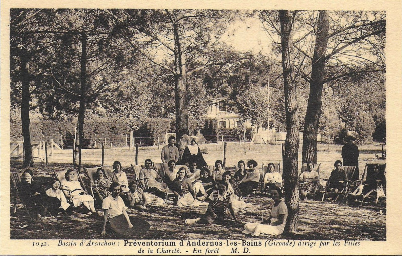 Carte postale ancienne Andernos-les-Bains - Préventorium 5