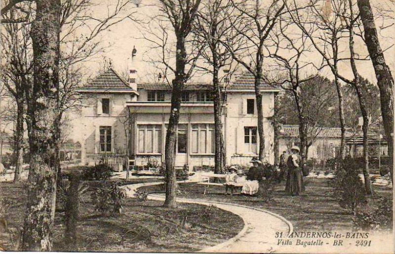 Carte postale ancienne Andernos-les-Bains - Villa Bagatelle 3