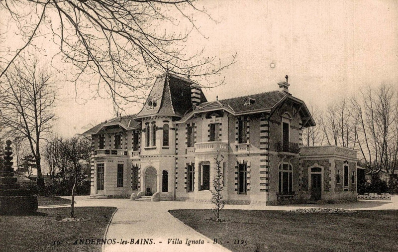 Carte postale ancienne Andernos-les-Bains - Villa Ignota 1