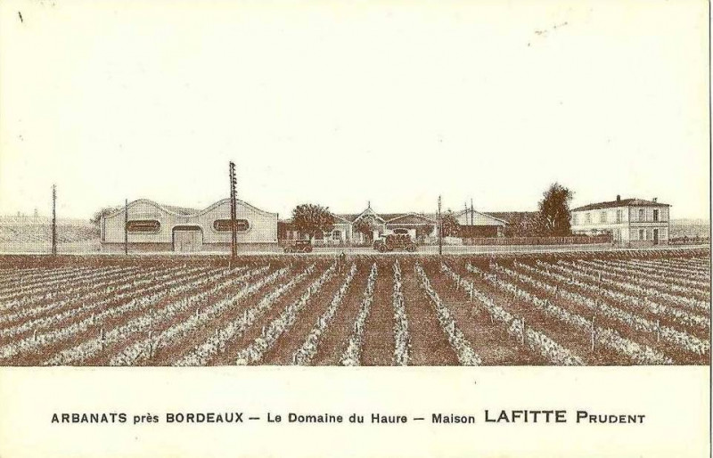 Carte postale ancienne Arbanats - Domaine du Haure 1