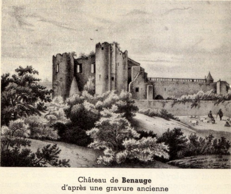 Carte postale ancienne Arbis - château de Benauge 5